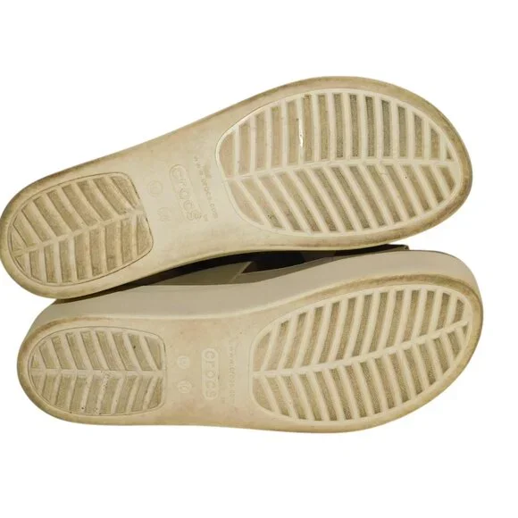 CROCS Brooklyn LiteRide Platform Sandals Size 10 - Picture 10 of 11